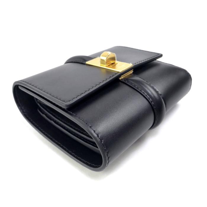 CELINE セリーヌ 16 セーズ スモール ウォレット 三つ折り財布 黒 16（CELINE） セリーヌ （CELINE） スモールウォレット 16 セーズ