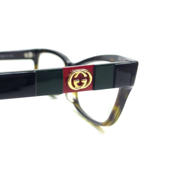 GUCCI（グッチ） スクエア シェリーライン メガネ 眼鏡 GG9090J
