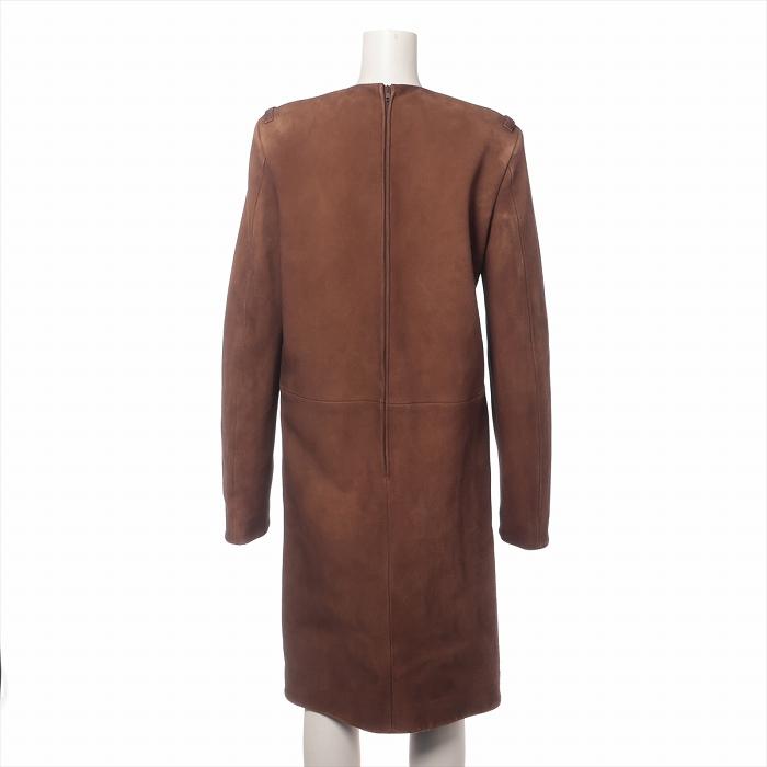 PRADA（プラダ） ラムスキン ワンピース UPC205 サイズ44 CAMOSCIO