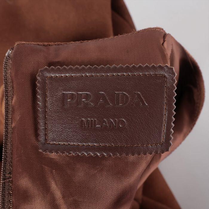 PRADA（プラダ） ラムスキン ワンピース UPC205 サイズ44 CAMOSCIO