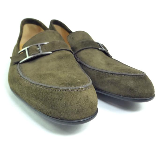 HERMES（エルメス） スエード ローファー レザー シューズ 靴 ＃40