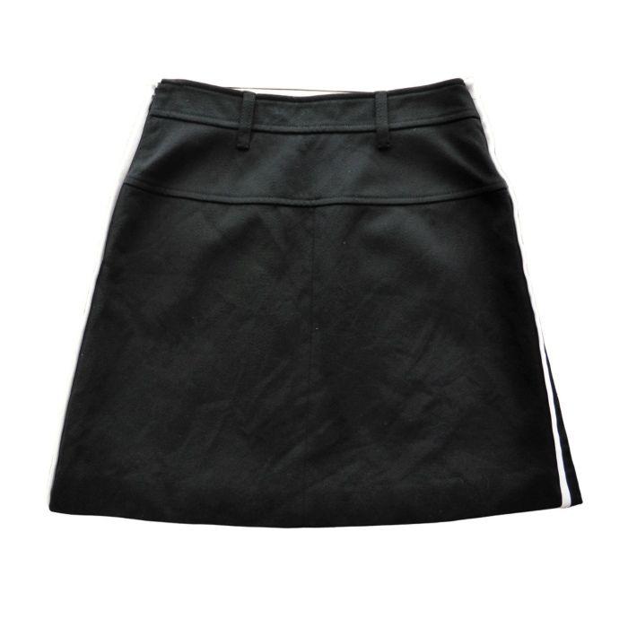 PRADA（プラダ） （PRADA）ウール サイドライン ミニ スカート