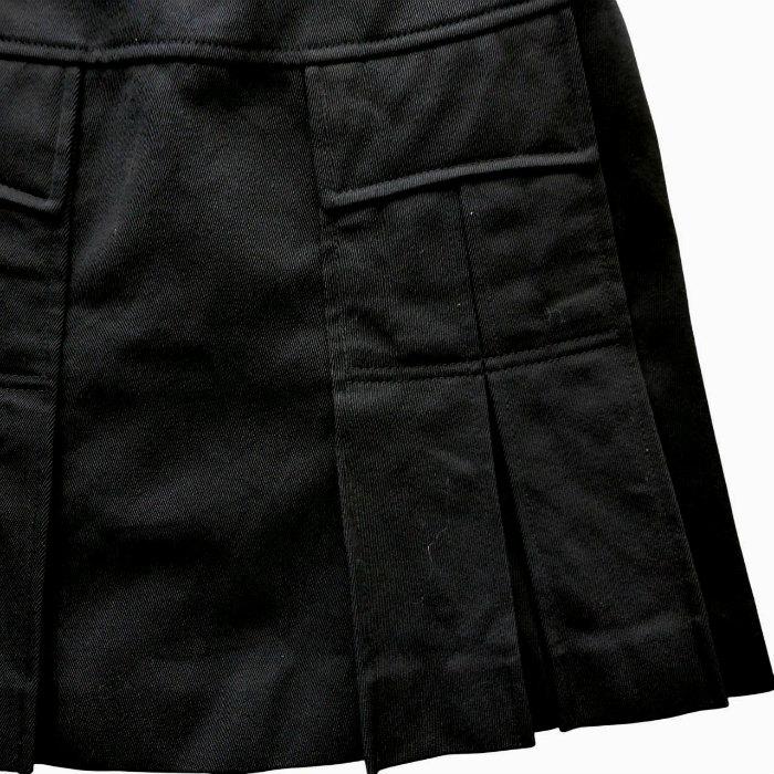 PRADA（プラダ） （PRADA）ウール サイドライン ミニ スカート