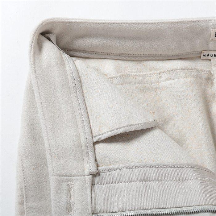 HERMES（エルメス） コットン ラムレザー パンツ 38 アイボリー スター