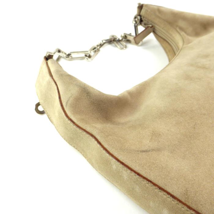 GUCCI（グッチ） スエード チェーンショルダー バッグ ワンショルダー