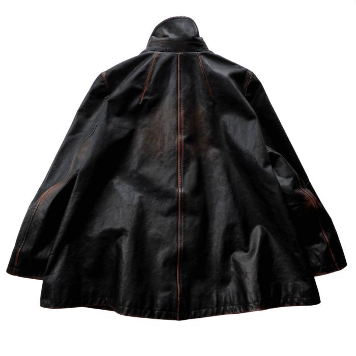 PRADA（プラダ） カーフスキン レザー カーコート ジャケット #40