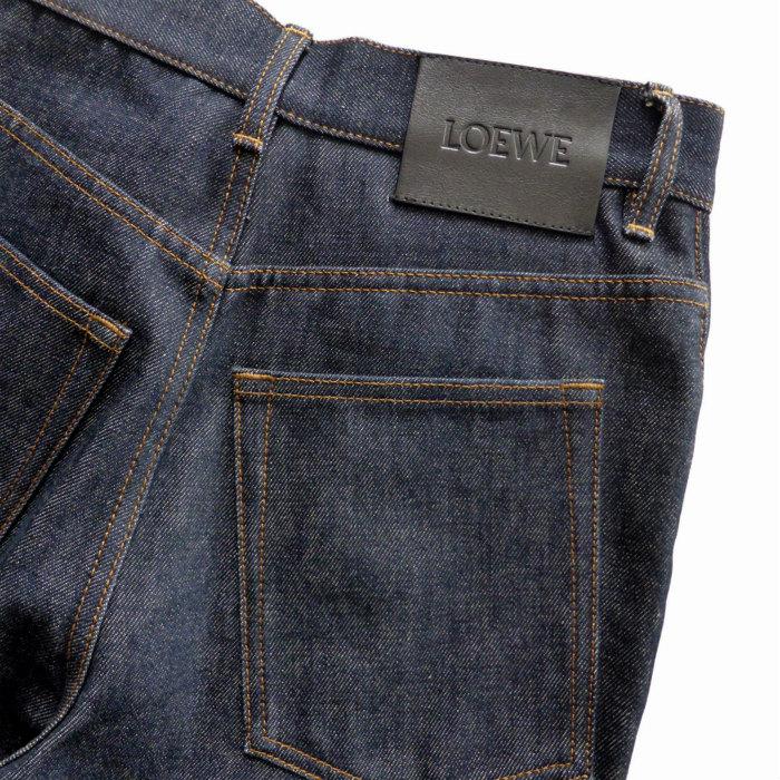 LOEWE（ロエベ） （LOEWE）コットン ルーズ デニム パンツ 42
