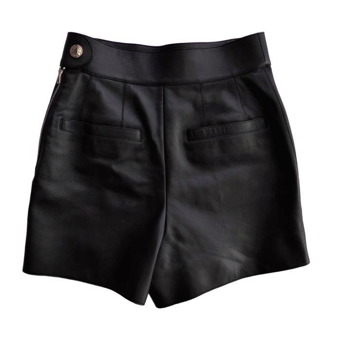 HERMES（エルメス） （HERMES）ゴートスキン レザー ショートパンツ 
