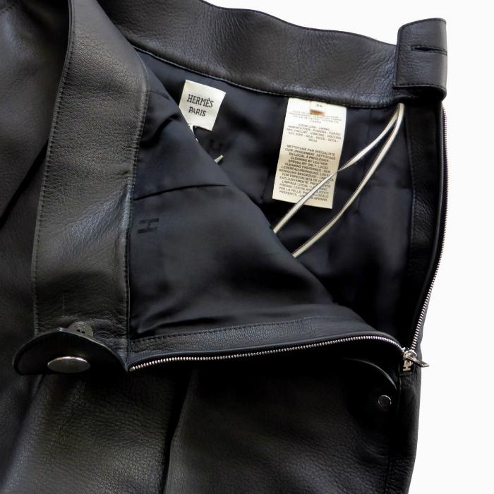 HERMES（エルメス） （HERMES）ゴートスキン レザー ショートパンツ 