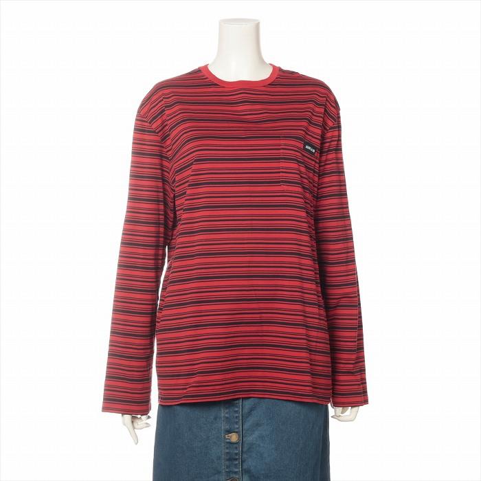 miu miu（ミュウミュウ） コットンジャージー 長袖Tシャツ XS ボーダー