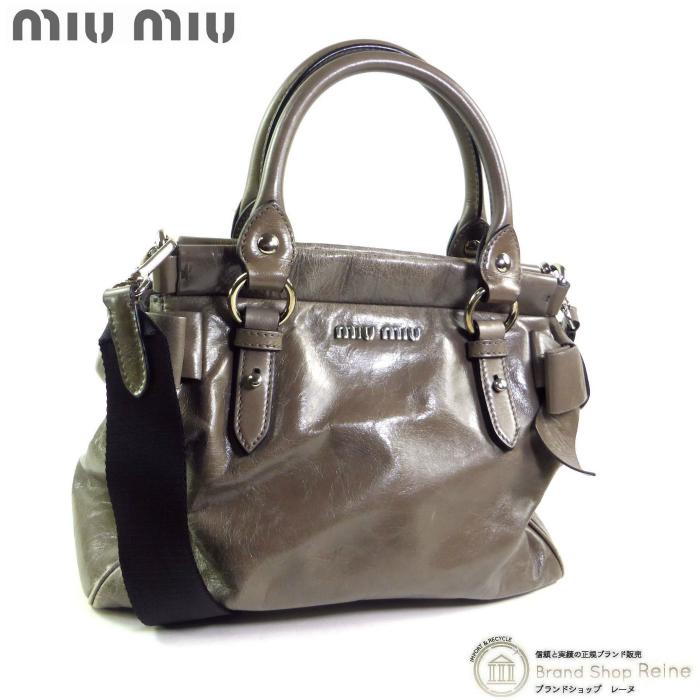 miu miu（ミュウミュウ） サイドリボン ヴィッテロ ラックス 2way
