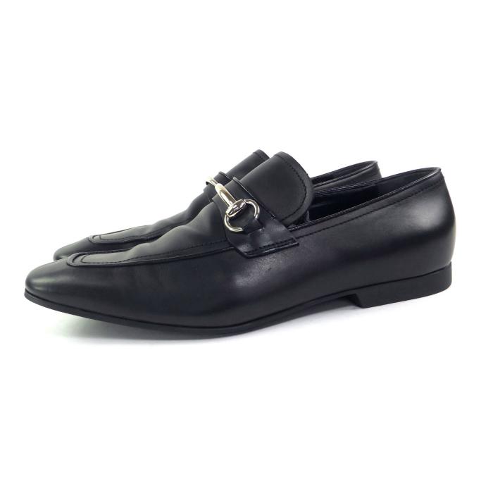 美品　GUCCI グッチ ホースビット レザー ローファー ブラック 35 Gucci Horsebit 1955 グッチ （GUCCI） ホースビット レザー