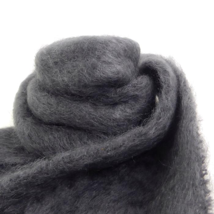 Y*I様 LOEWE モヘア マフラー グレー LOEWE（ロエベ） ウール モヘア マフラー A28003861 パープルグレー