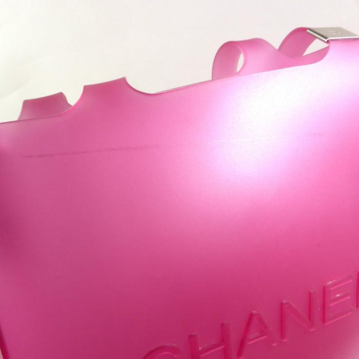 CHANEL（シャネル） ラバー トート ショルダーバッグ ピンク