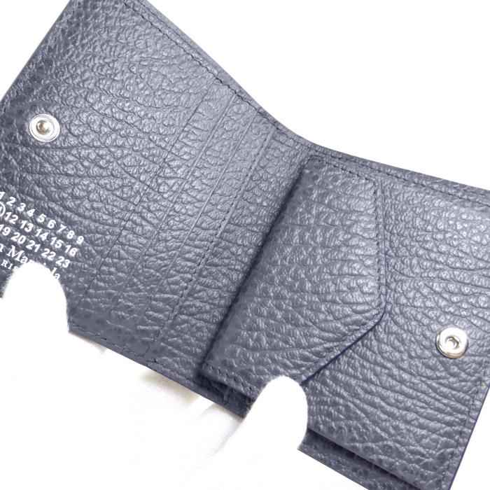 マルジェラ　4ステッチ二つ折り財布　ネイビー Maison Margiela（メゾンマルジェラ） メゾン マルジェラ 4ステッチ 二