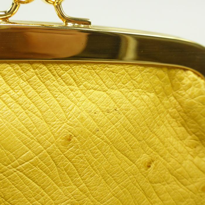 PRADA（プラダ） オーストリッチ がま口 コインケース 小銭入れ 1M1179