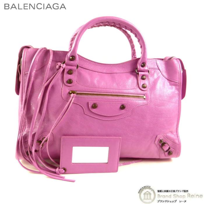 BALENCIAGA（バレンシアガ） ザ・シティ ラムスキン 肩掛け ショルダー 