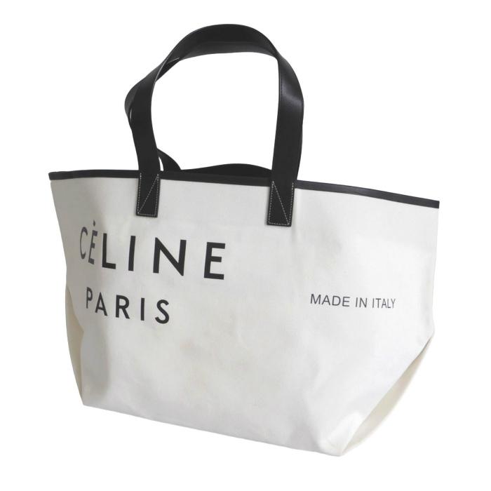 セリーヌ (CELINE) ハンドバック・トートバッグ CELINE（セリーヌ） メイドイン トート ミディアム キャンバス×レザー