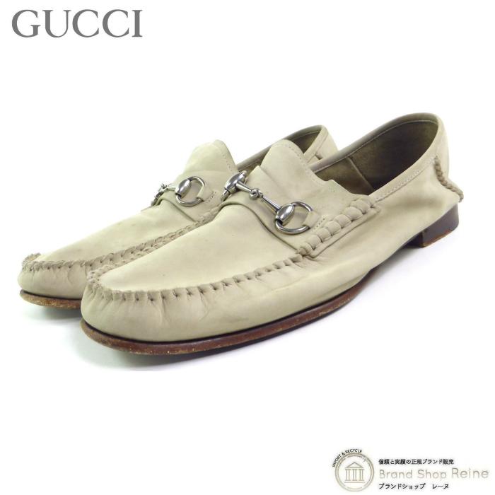 GUCCI（グッチ） ホースビット ヌバックレザー ローファー 靴 シューズ
