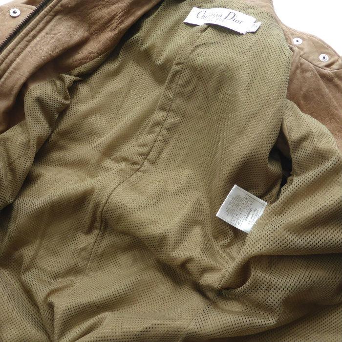 クリスチャンディオール（Christian Dior）ラムスキン レザー コート #40 ベージュ 6A14088970 ウェア（中古）の画像
