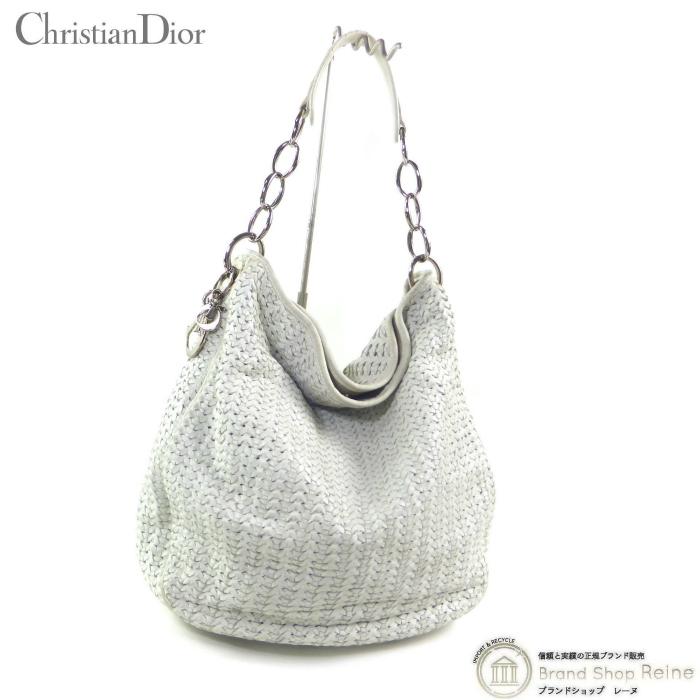 Christian Dior（クリスチャン・ディオール） 編み込みレザー チェーン 