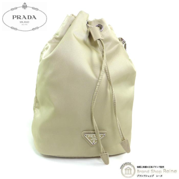 PRADA ナイロンポーチ 巾着 テスート Re-nylon リナイロン PRADA（プラダ） ナイロン テスート Re-Nylon ポーチ コンテナ 巾着