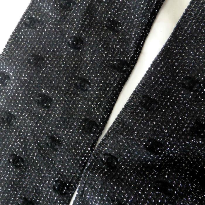 CHANEL（シャネル） （CHANEL）ココマーク ラメ ベルベット タイツ #S