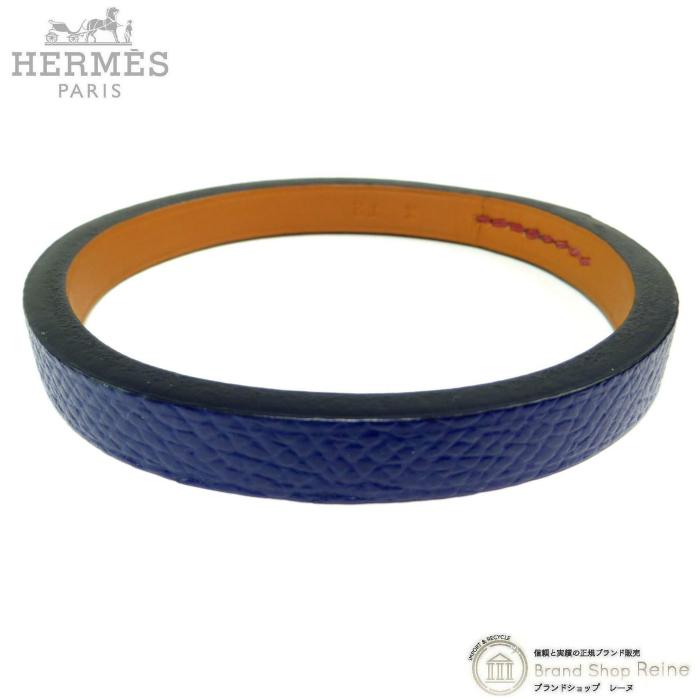 HERMES（エルメス） レザー バングル T2 ブレスレット エプソン X刻