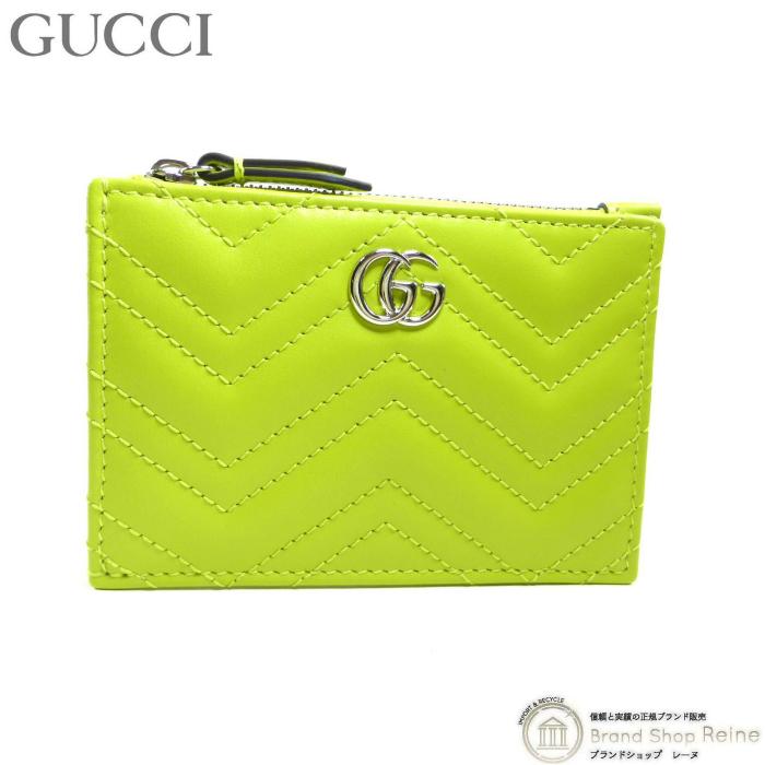 GUCCI　グッチ　マーモント　ダブルGG　ケース　小銭入れ ダブルG グッチ （GUCCI） GGマーモント コインケース キーリング付き