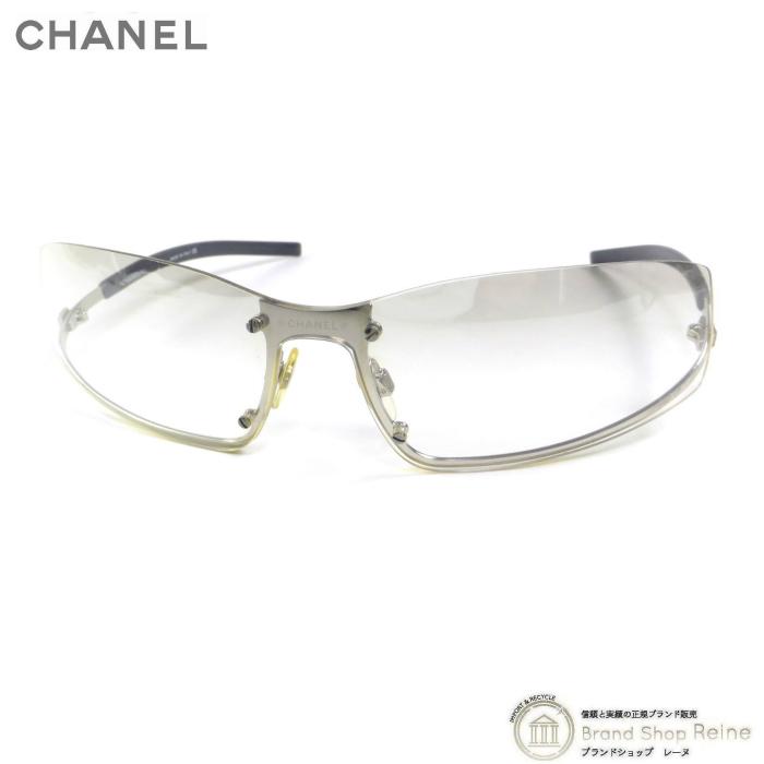 CHANEL（シャネル） ハーフ アンダーリム スポーツ ラップ サングラス