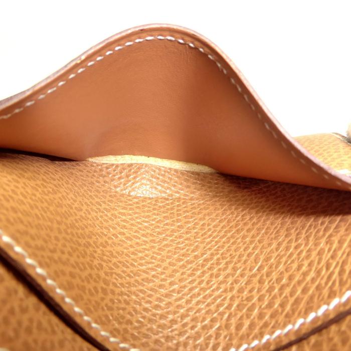 HERMES（エルメス） 二つ折り 財布 札入れ クシュベル ブラウン