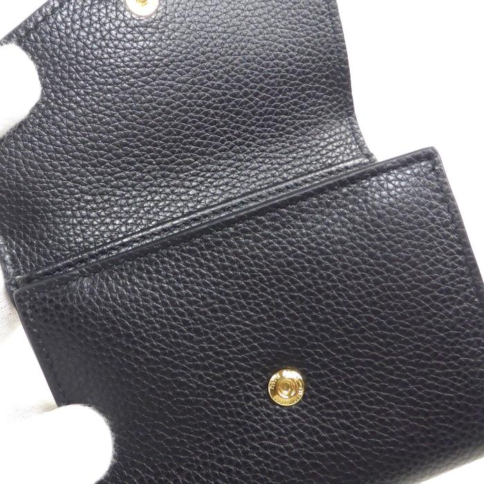 miu miu（ミュウミュウ） ヴィッテロダイノレザー 三つ折り 財布
