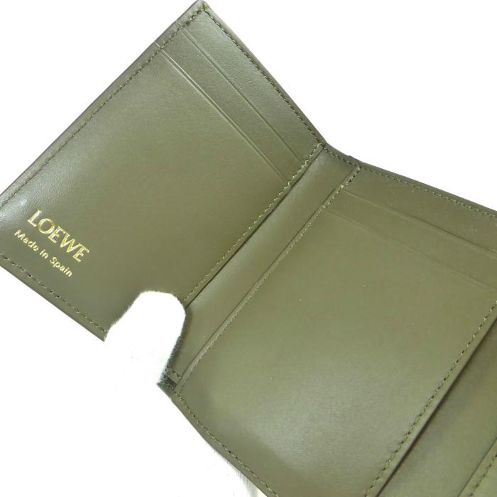 LOEWE（ロエベ） ペブル トライフォールド ウォレット コンパクト 三