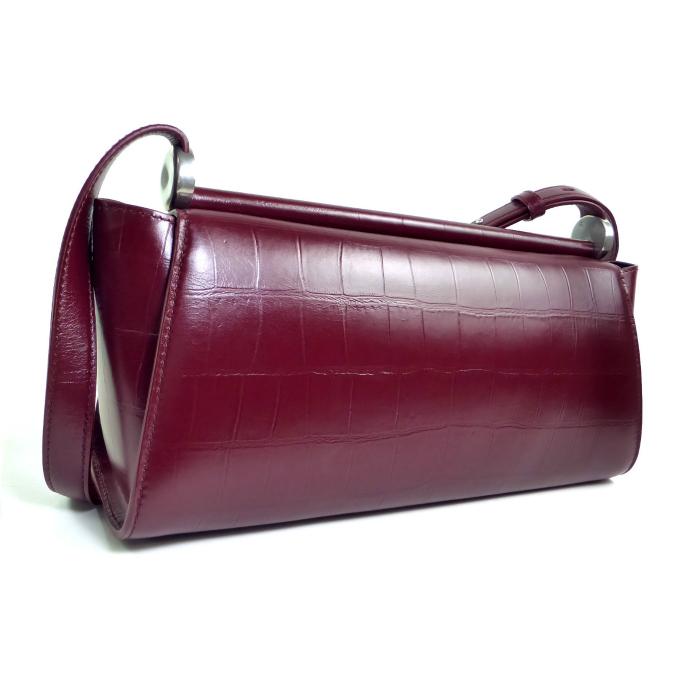 JIL SANDER（ジルサンダー） クロコ型押し カンノーロ ハンド