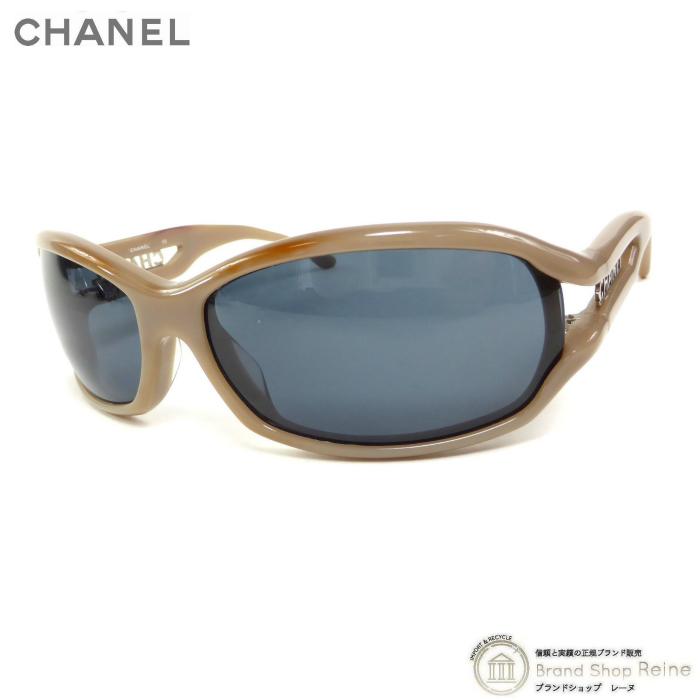 CHANEL（シャネル） スクエア ラップ サングラス メタルロゴ アイ