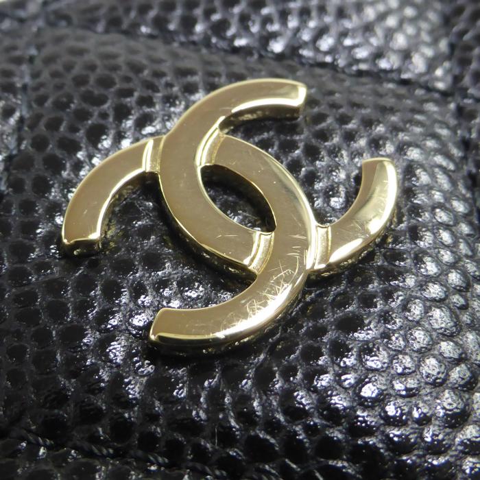 キャビアスキン シャネル （CHANEL） マトラッセ ロングウォレット 二