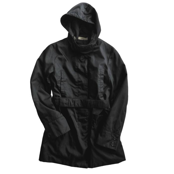PRADA プラダ 中綿 ナイロンコート ブラック S ユニセックス PRADA SPORT（プラダスポーツ） プラダ （PRADA） ナイロン フード