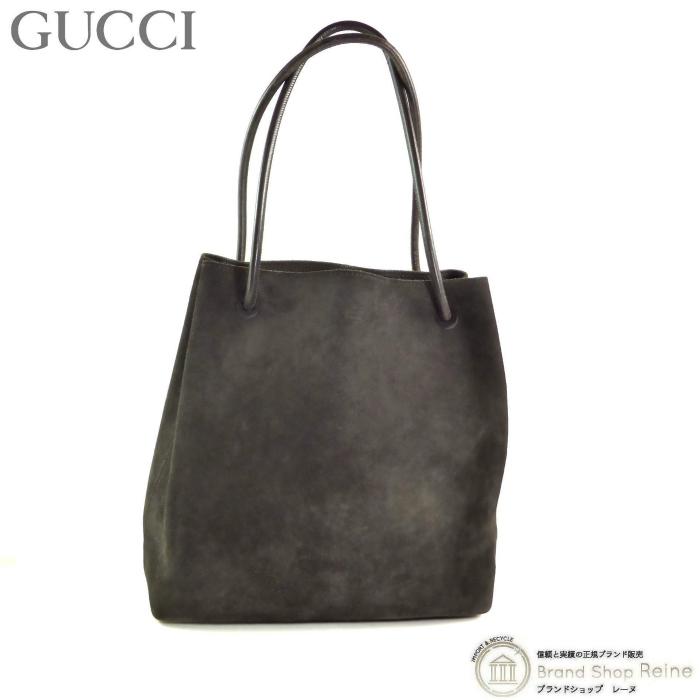 GUCCI（グッチ） スエード×レザー トート ループハンドル 肩掛け