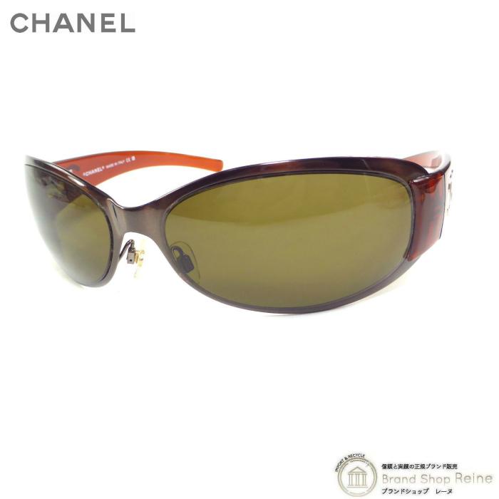 【期間限定値下げ】CHANELラウンド型サングラス (本体のみ) CHANEL（シャネル） スポーツ ラップアラウンド サングラス ココマーク