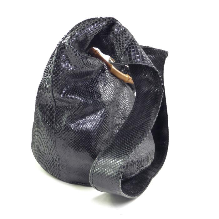 バンブー グッチ （GUCCI） パイソン ハンド ショルダーバッグ 001