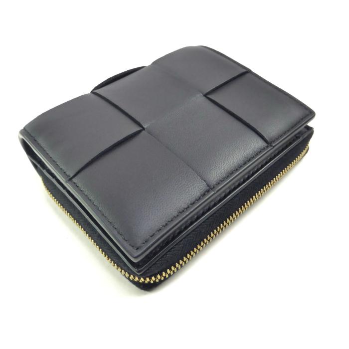 未使用　BOTTEGA VENETA レザーケース ミニ財布　マキシ　黒 BOTTEGA VENETA（ボッテガ・ヴェネタ） ボッテガ ヴェネタ マキシ