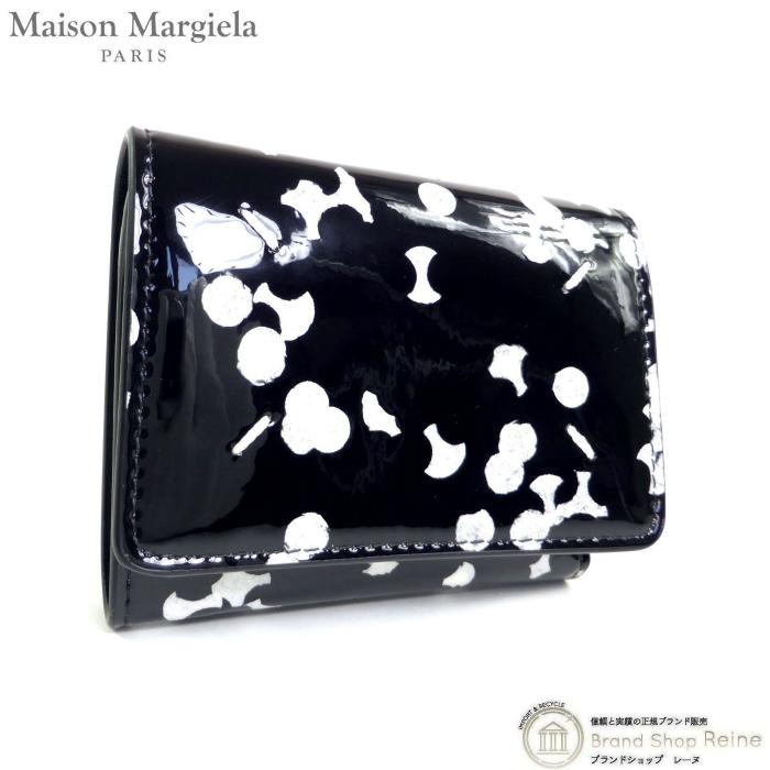 メゾンマルジェラ 4ステッチ コンパクトウォレット ブラック SA3UI0010 Maison Margiela（メゾンマルジェラ） メゾン マルジェラ 4ステッチ 三