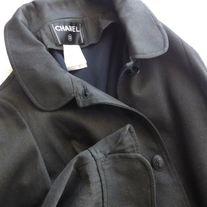 CHANEL（シャネル） （CHANEL）ラメ コットン トラッカー ジャケット