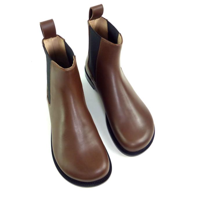 【 LOEWE 】ショートブーツ 38 ブラウン LOEWE（ロエベ） カンポ チェルシー ショート ブーツ 靴 シューズ 靴