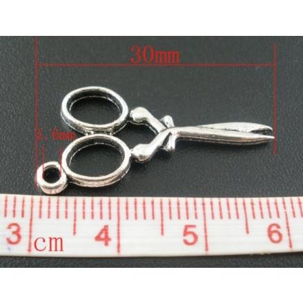 サービス品9円チャーム　メタルチャーム　1個はさみ型　ポイント消化に 30mm×14mm｜reinette-ys｜02