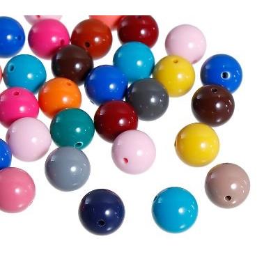 アクリルビーズ 50個 カラフルプラスチックビーズ ミックスカラー 手芸用ビーズ 14mm Gyopa 1546 クラフト手芸レネット 通販 Yahoo ショッピング