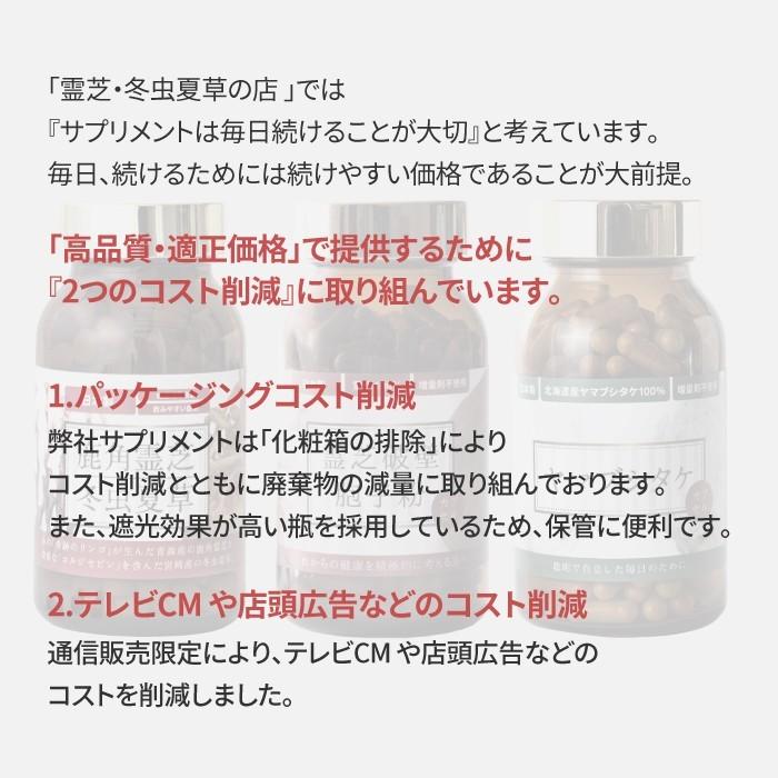 霊芝 サプリ サプリメント 鹿角霊芝 冬虫夏草 5本セット 免疫 健康食品