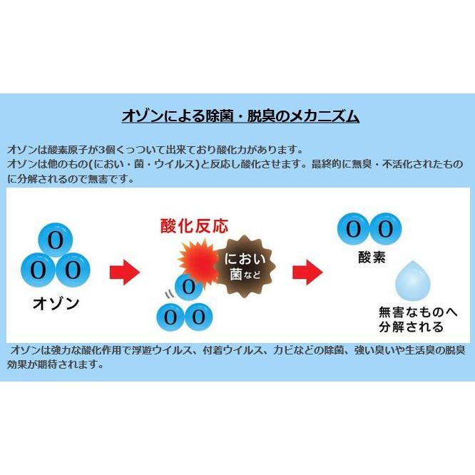 アイクォーク オゾン発生器 日本製 OZONEX オゾネックス 脱臭器 除菌