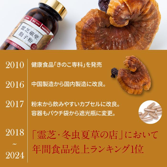 霊芝 サプリメント 3本 セット サプリ 霊芝胞子 破壁霊芝胞子粉
