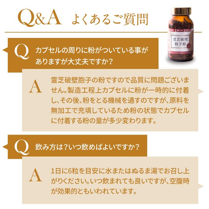 10％OFF 霊芝 サプリメント 3本 セット サプリ 霊芝胞子 破壁霊芝胞子 